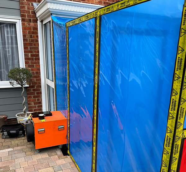 Asbestos decontamination