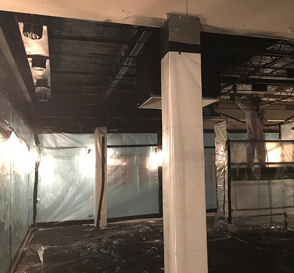 Asbestos removal and encapsulation cleaning